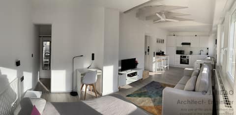 Top Airbnb: Loft Maribel, renovated. The best place to be! à Strasbourg