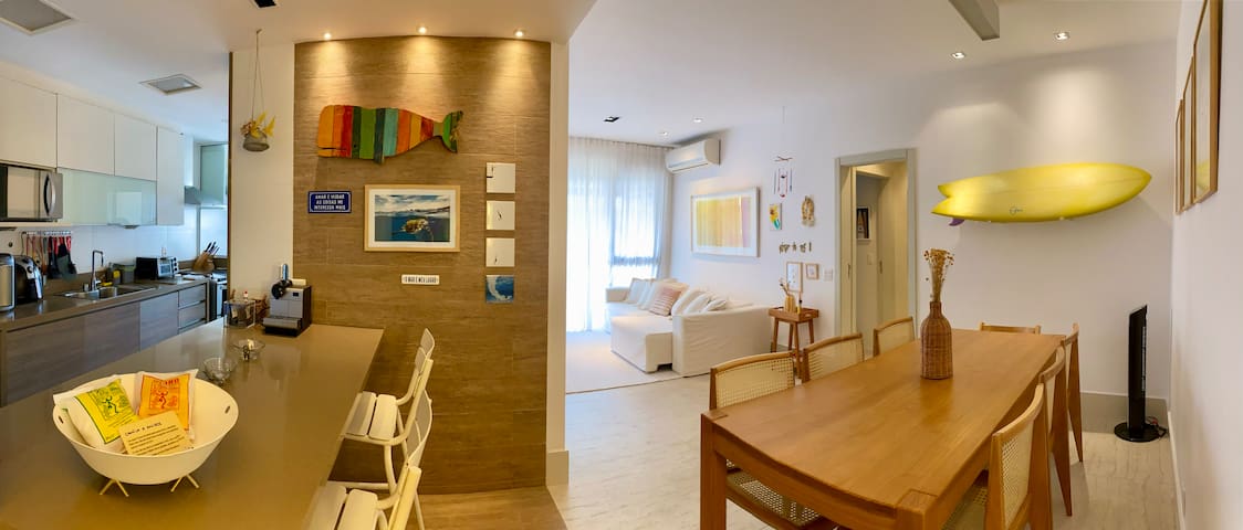 Arpoador a 5 passos da praia