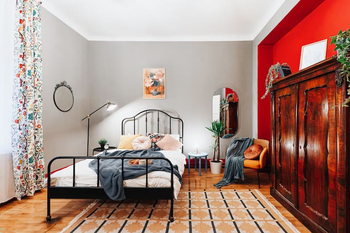 A spacious wardrobe ensures order and convenience during your vacation