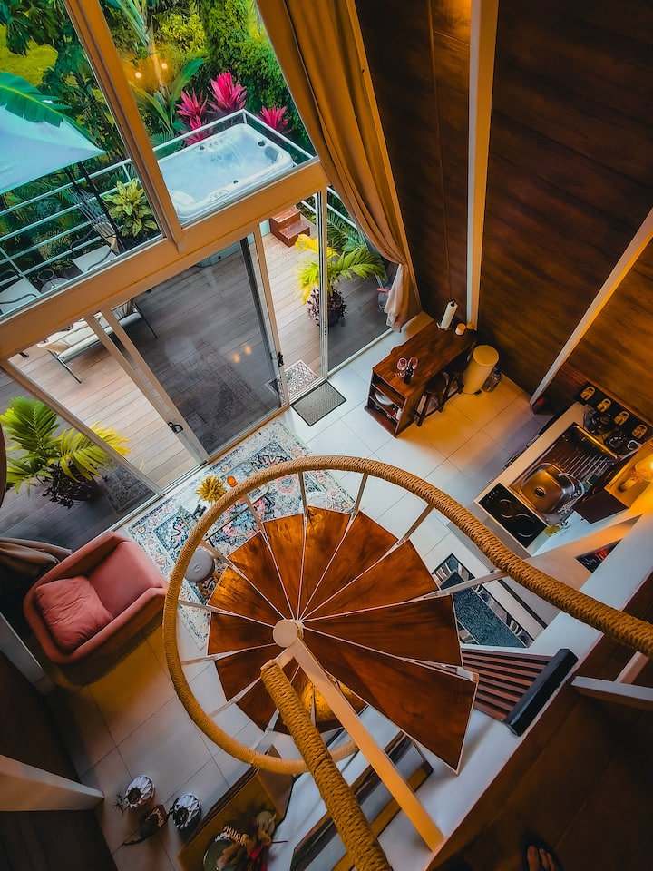 Hermoso Y Nuevo Chalet Con Jacuzzi En La Fortuna - Costa Rica