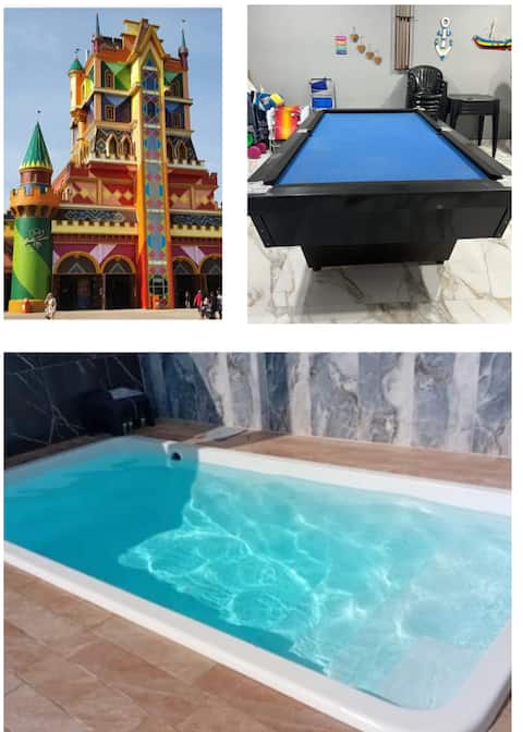 Beach, Pool, Pool Table, Beto Carrero Park