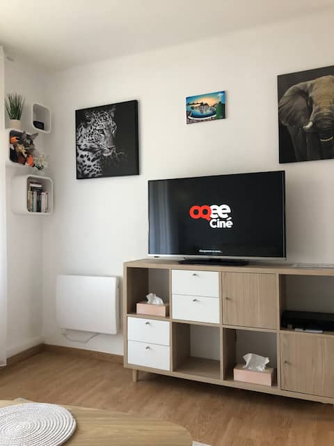 Successful Airbnb property: *T3 Apartment* Jean Jaurès – Parking – Balcony – Air conditioning in Nîmes
