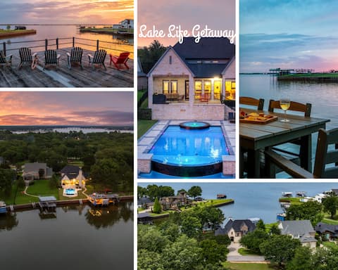 Elite Lakefront Estate | Pool Hot Tub Dock Kayaks