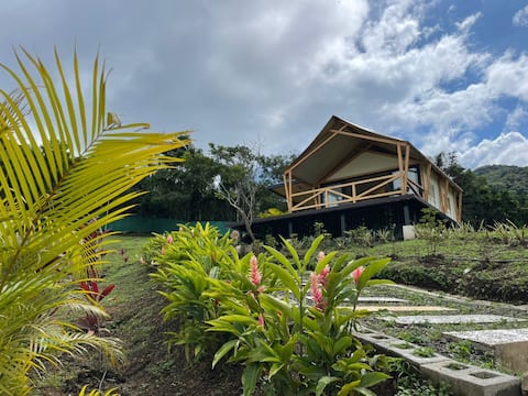 Tent in the mountains