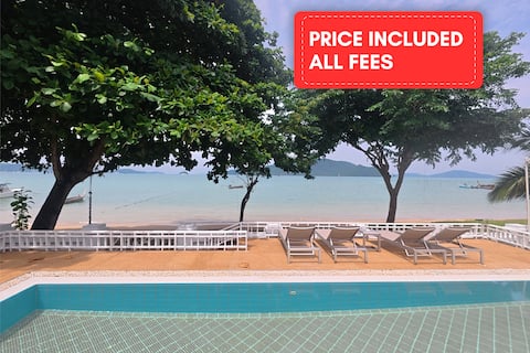 Absolutely Beachfront Villa with Amazing View
