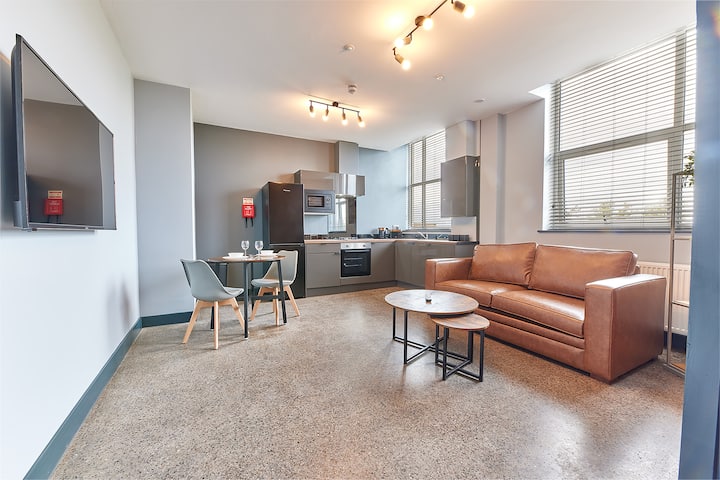 Bright Modern Apt – Free Parking, 10 Min To Centre - Newcastle upon Tyne