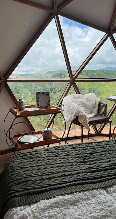 Jacutinga MG Geodesic Dome - Toscana Mineira Cab.