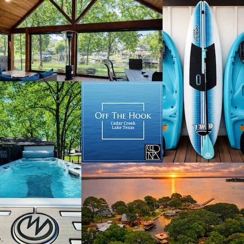 4-2Waterfront/Dock/Patio/SwimSpa/Fire-Pit/Grill