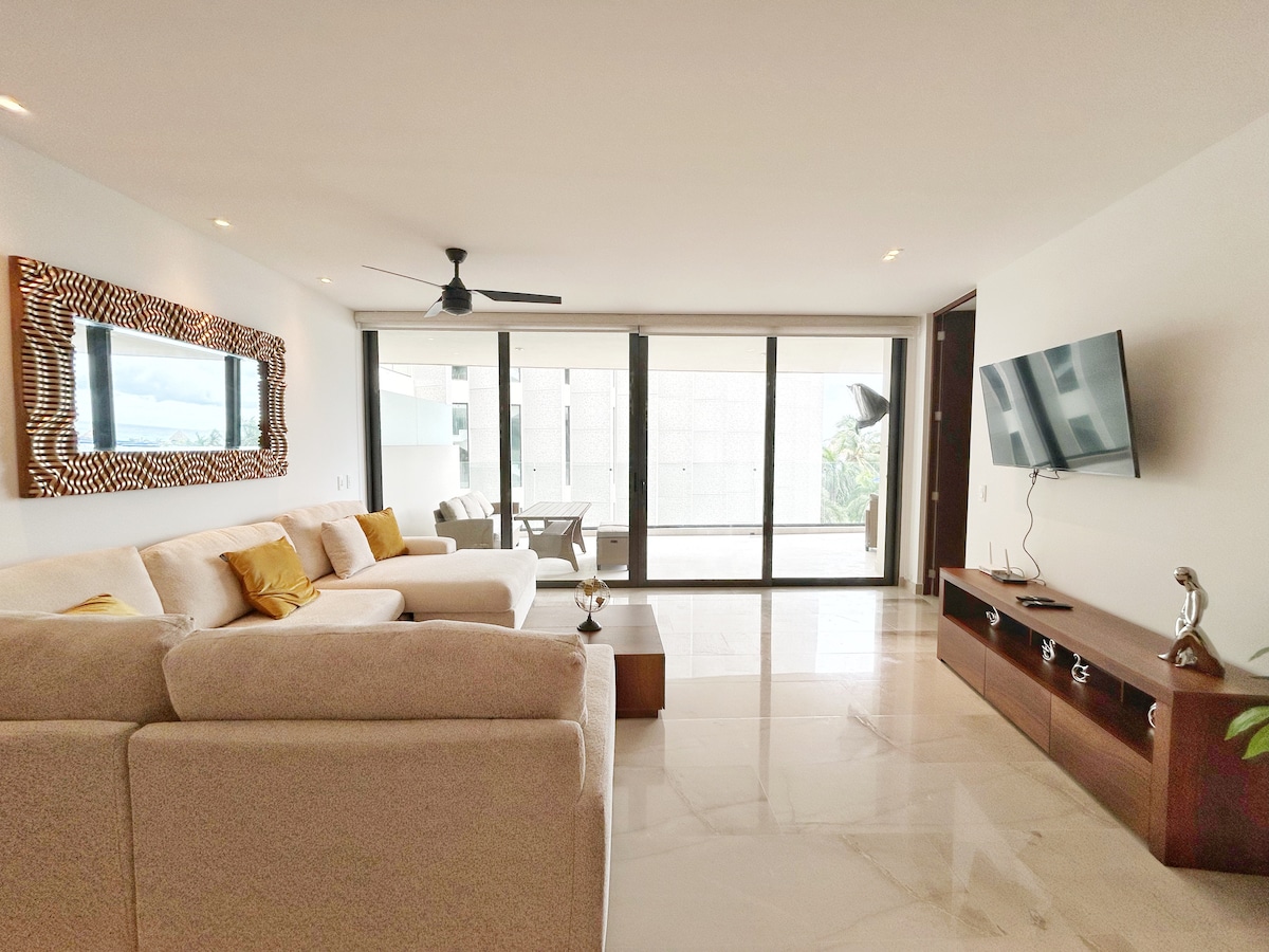 Anuncio de Airbnb popular: 1Bdr Ocean view, spacious and luxurious, top location en Las Brisas