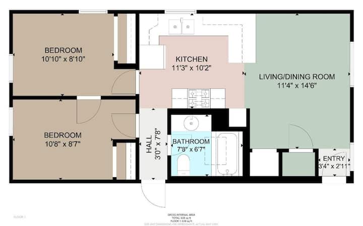 Comfortable 2br Apt Near Bart & Uc Berkeley - Berkeley, CA