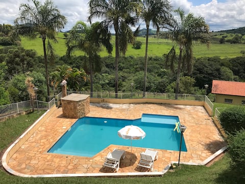Farm with Pool, Barbecue and Field