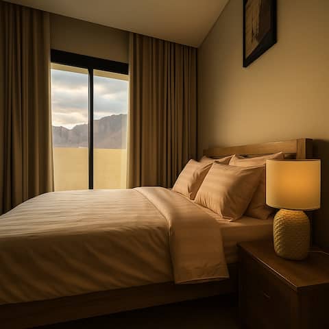 Suite with balcony
 Two bedrooms, a living room and a kitchen (2)