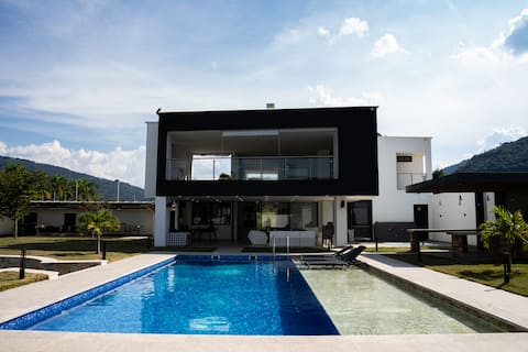 Modern house with a private pool