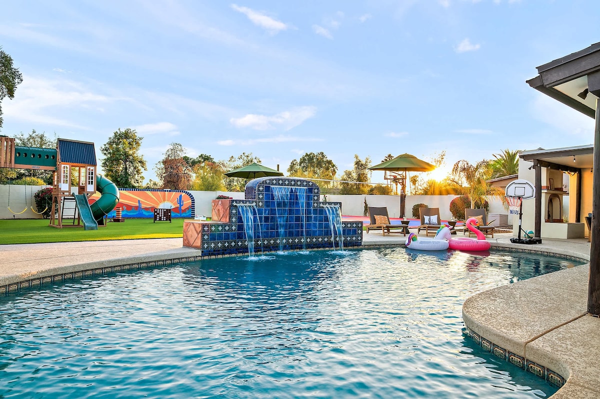 7BR Scottsdale Resort | Pool • Sport Court • Spa