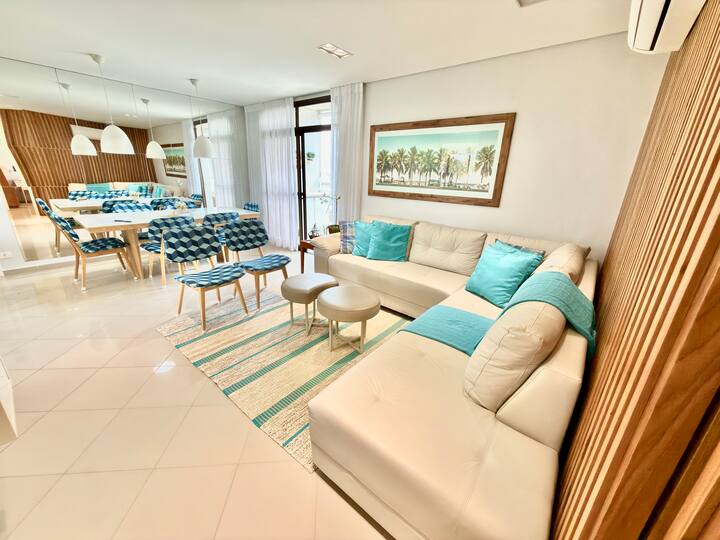 Apto Riviera Vista Mar C/ Roupa De Cama E Toalhas - Bertioga