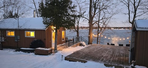 Waterfront Cabin w/ Hot Tub