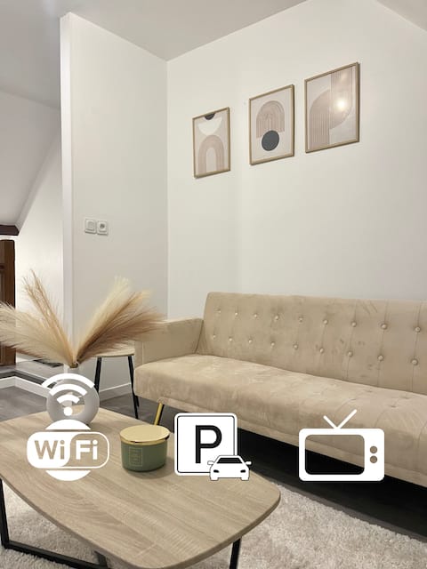 Cozy apartment 5 min from Chartres, free parking