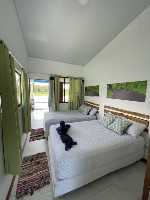 Canal View Triple Room with Private Balcony