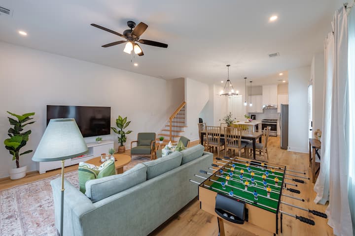 Modern New Built 2024nrg World Cup/downtown 5 Beds - Houston, TX