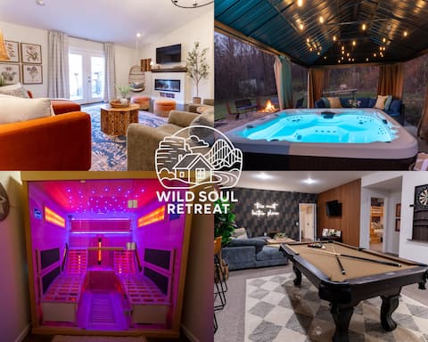 16ppl | Sauna. hot tub. Theater. Games on 5 acres