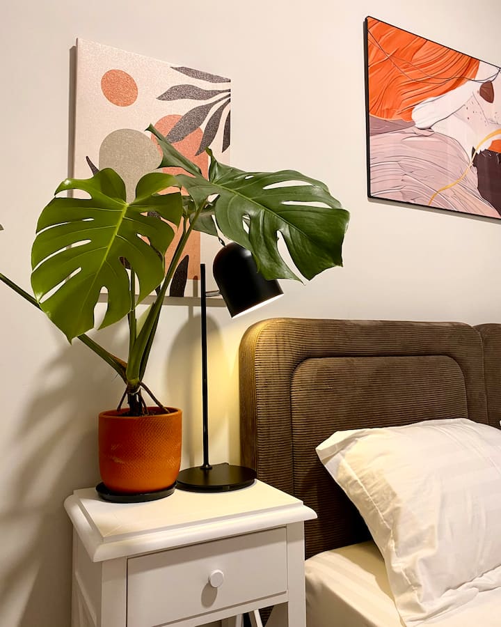 √ غرفة نوم 1 مسكن في شقة استوديو An Phuc 9 — الطابق التاسع/ البرج C1