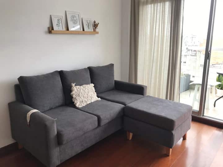 One-bedroom apartment on the 14th floor in Recoleta
