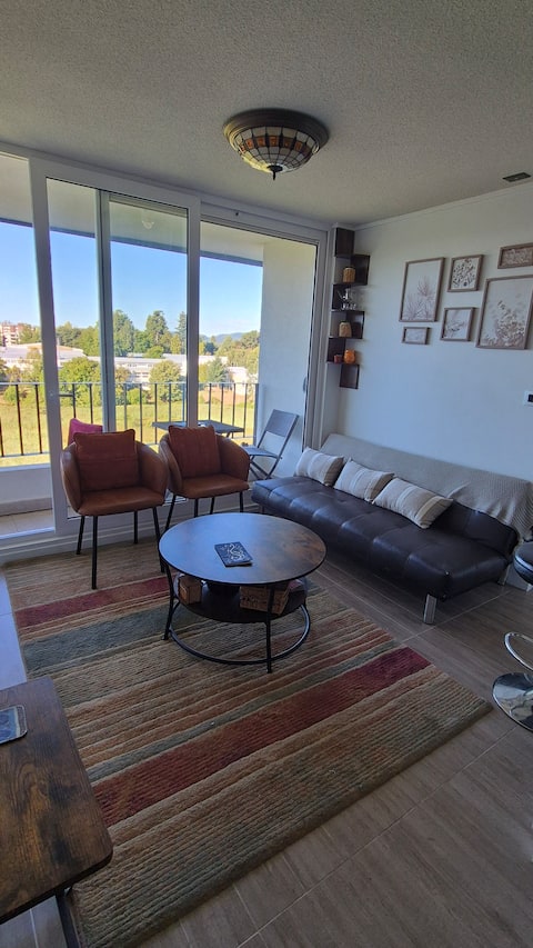 Successful Airbnb property: Comfortable, bright and easily accessible apartment. in Valdivia