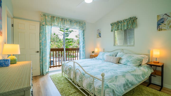 Primary bedroom with ensuite bathroom