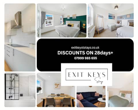 10%OFF|WeeklyRate|Relocation|Leisure|WiFi|Sleeps5