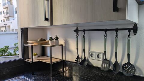 Popular Airbnb listing: New apartment - 2 bedrooms and mezzanine - sleeps 6 in Ain Harrouda