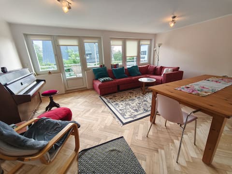 3 rooms + kitchen + bathroom + balcony