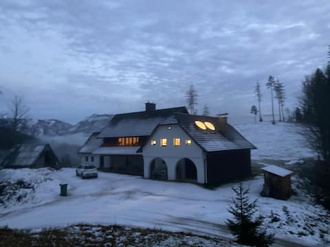 Mid-Century Alpine DesignChalet: Nature, Lake, Ski