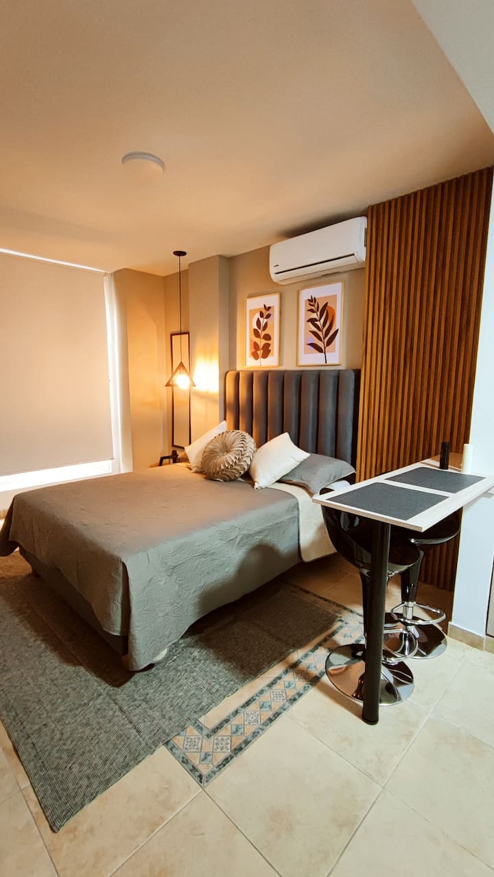 Comfortable Aparta-studio con Aire A - Serviced apartments for Rent in ...