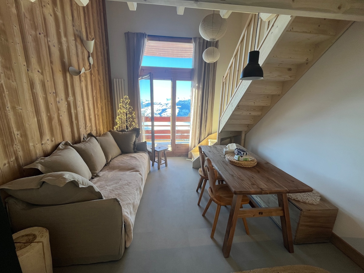 Popular Airbnb listing: Cosy design duplex nearly 40m2 in Montvalezan