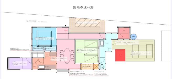 富士山が見ながらサウナやBbqが楽しめる古民家ホテル【けしき かわな邸】 - 富津市
