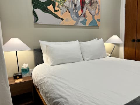 Top performing Airbnb: Cozy 1BR suite in Boston's Roslindale Village in Roslindale