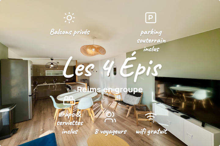 Les 4 ÉPis - Reims En Groupe - Parking Souterrain - Reims