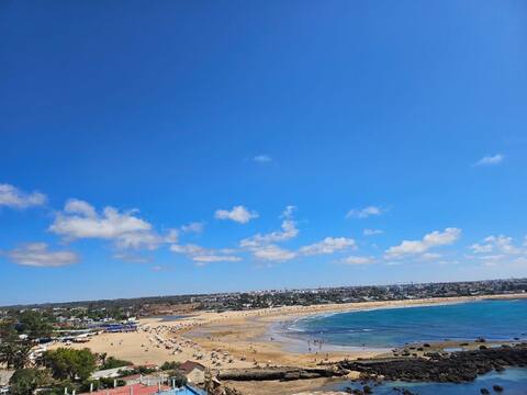 Luxury pool and view of the Atlantic