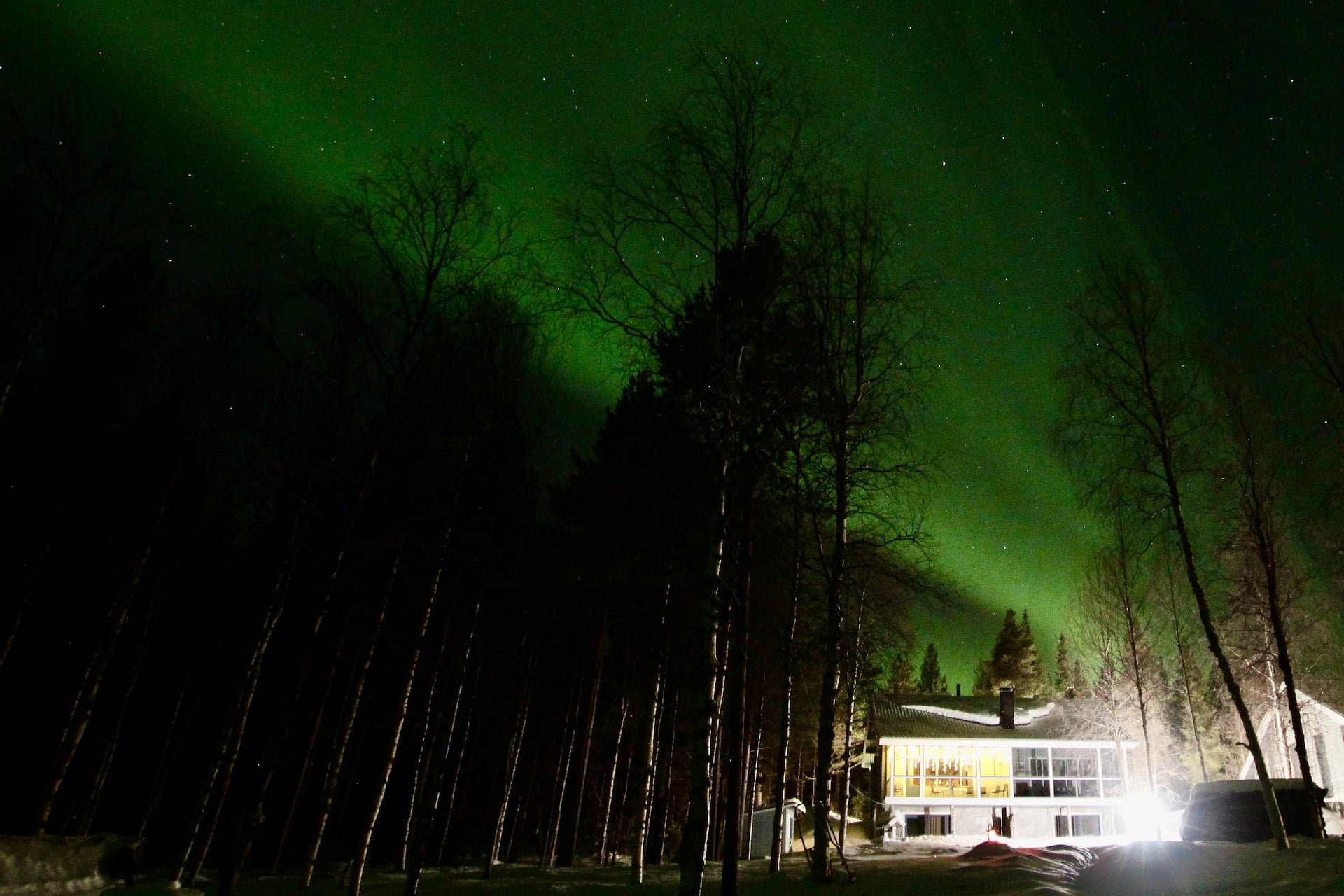 Northern Lights Lodge by the lakeside Villa Kuoma