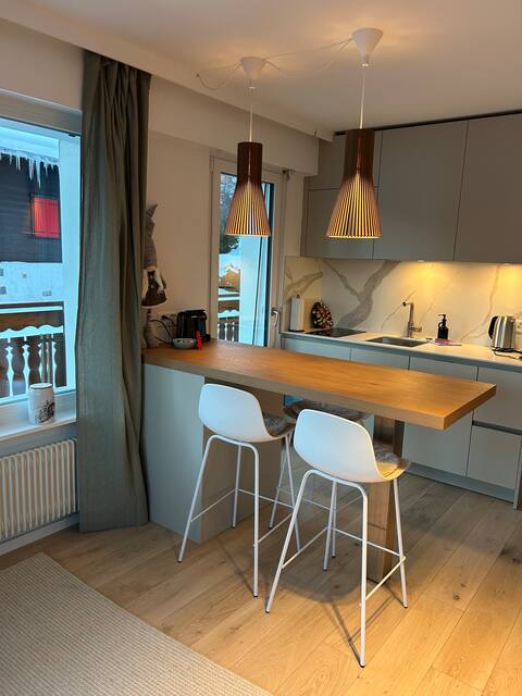Successful Airbnb property: New studio in Crans center in Crans Montana