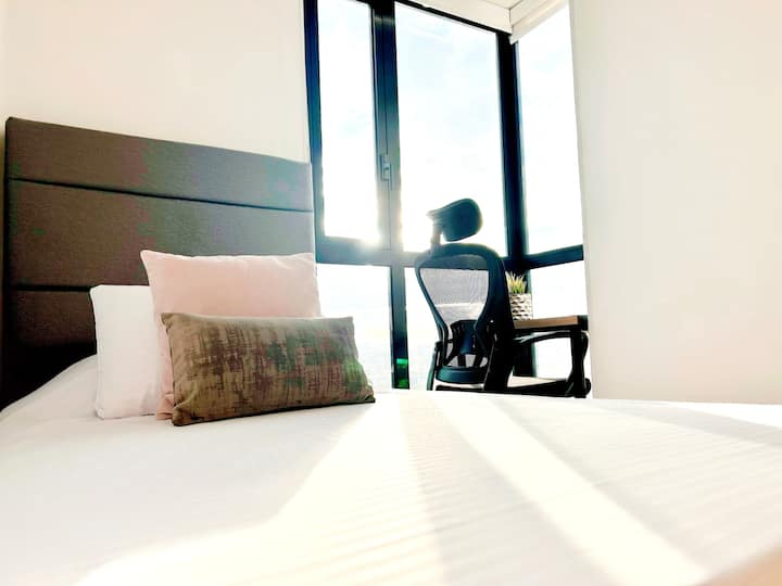 Dormitorio luminoso y acogedor. 