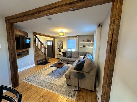 Newly Renovated - Steps to track and town!