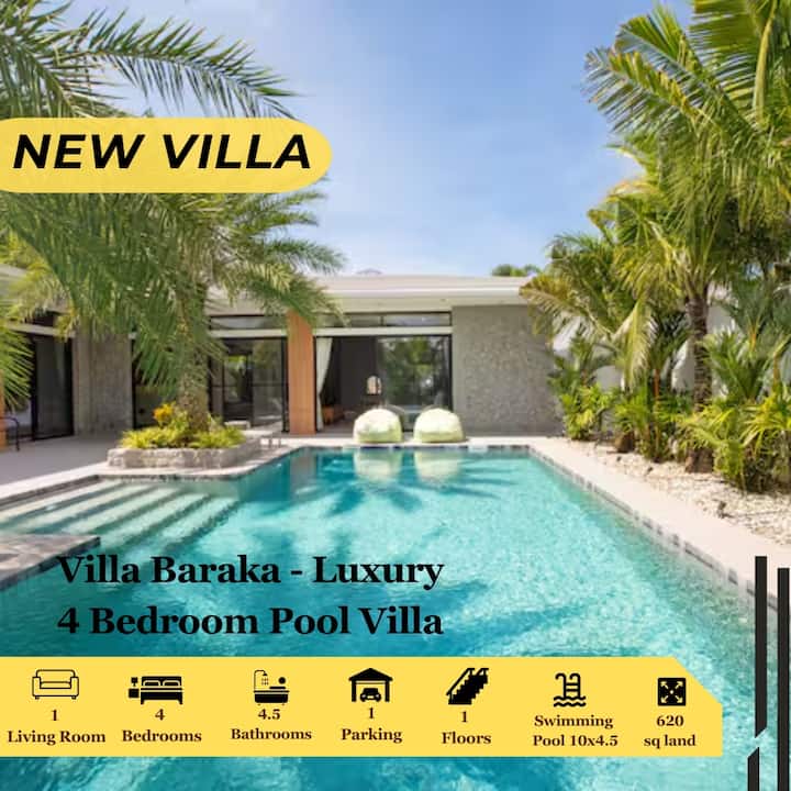 Villa Baraka - Luxury 4 Bedrooms Villa With Pool - Phuket