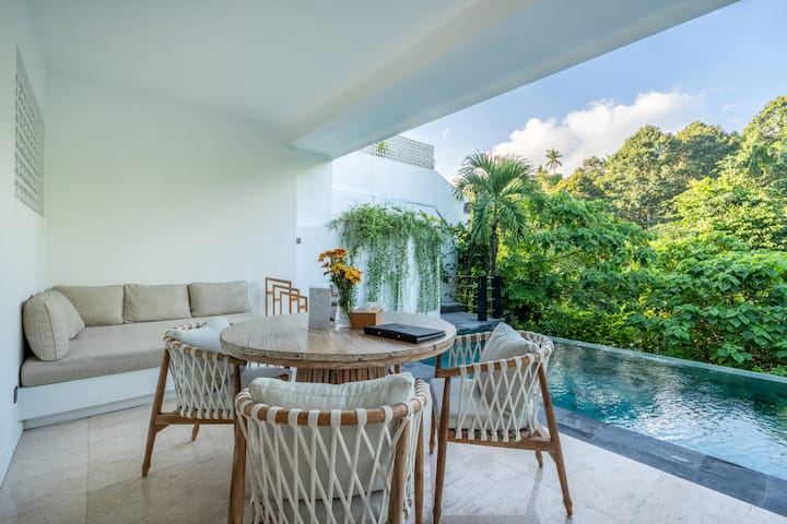 Living room at Villa Marc