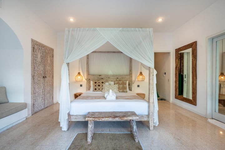 Master bedroom at Villa Marc
