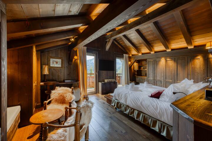 Chalet 400m²– Vue Mont Blanc, Spa & Salle de Sport