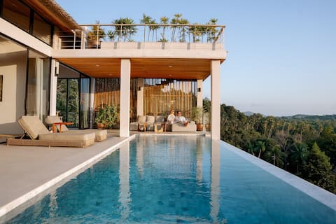 Shunyata Villa Private Mountain & Sunset Sea View