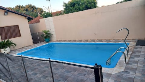 House with pool and 3 bedrooms.