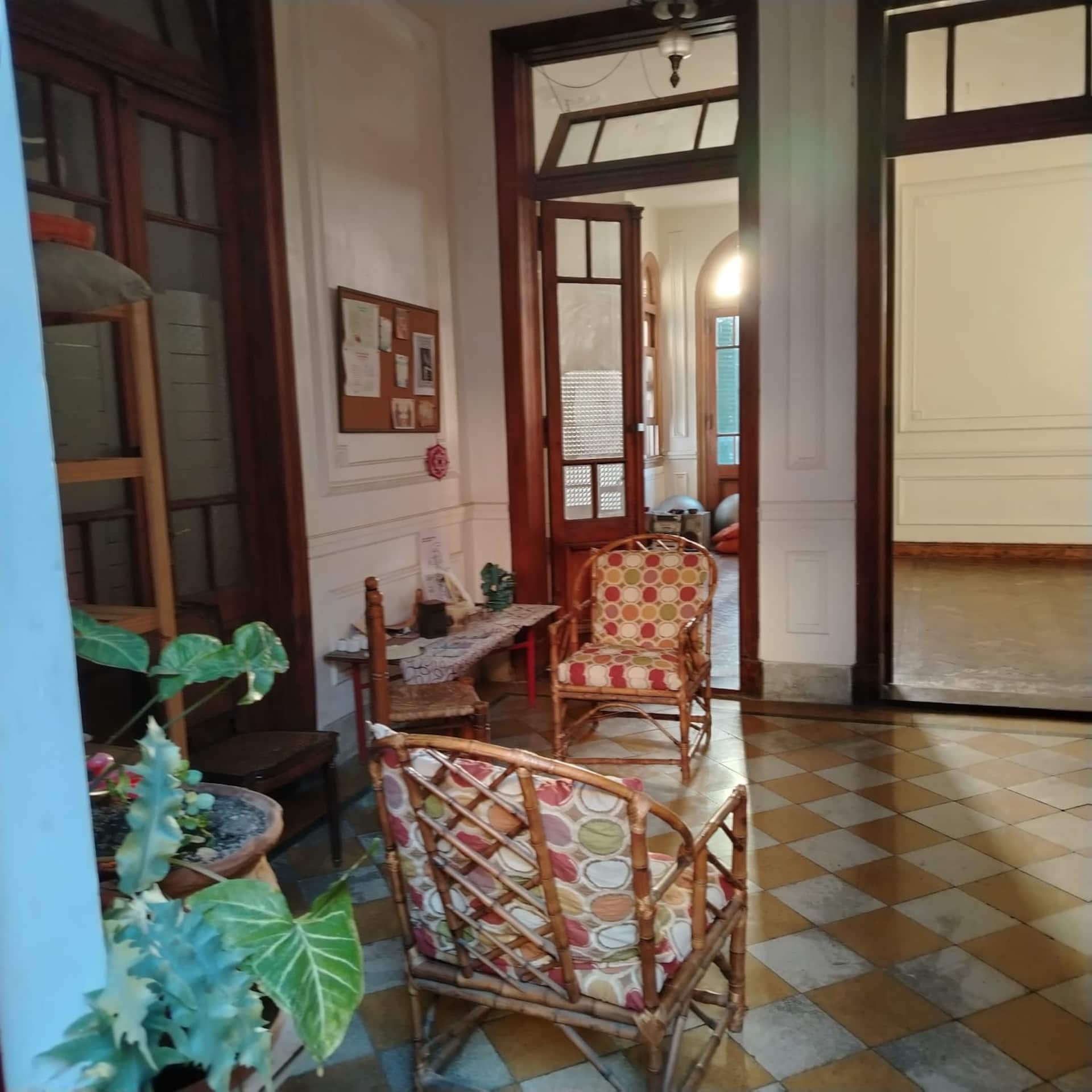 Room with living room and terrace