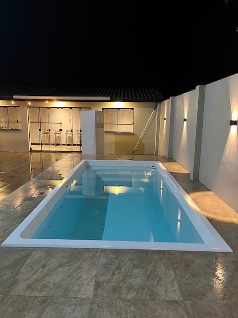 Casa de praia com piscina